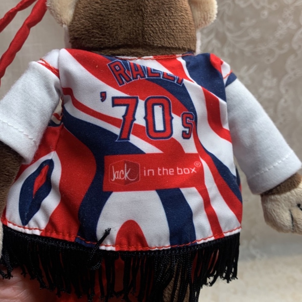 70's Hippy fringe Rally monkey plush 10" Los Angeles Angel's baseball - Picture 4 of 7